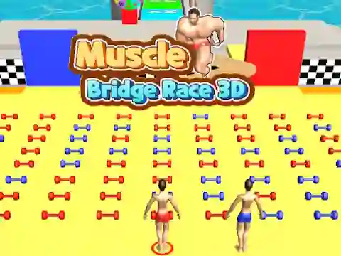 لعبة Muscle Bridge Race 3D على الانترنت