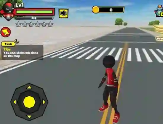 لعبة Stick Rope Hero على الانترنت