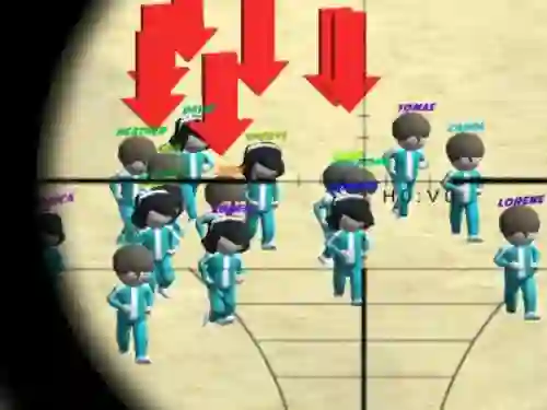 لعبة Squid Game Sniper على الانترنت