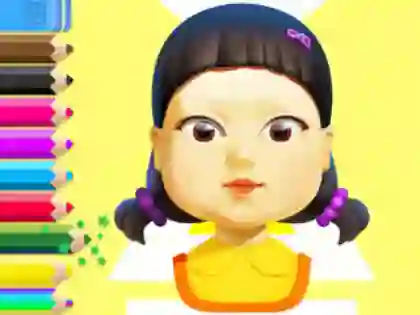 لعبة Coloring Book: Squid Game Doll على الانترنت