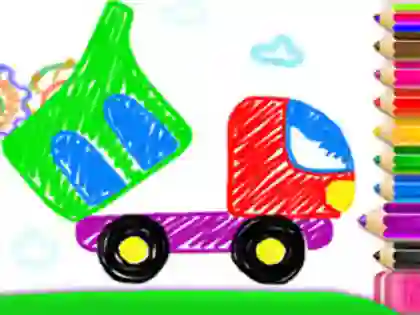 لعبة Toddler Drawing: Tanker Truck على الانترنت
