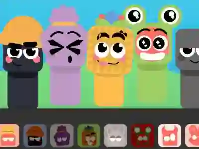 لعبة Sprunbox: The Qoobies على الانترنت