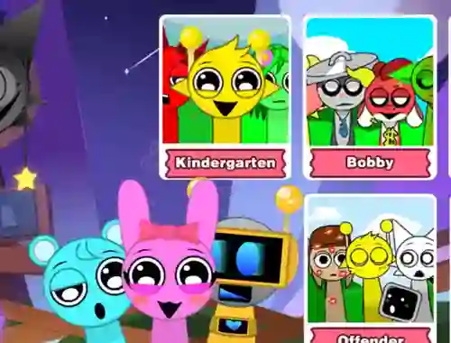 لعبة Incredibox Party Frozen Sprunki Beat على الانترنت