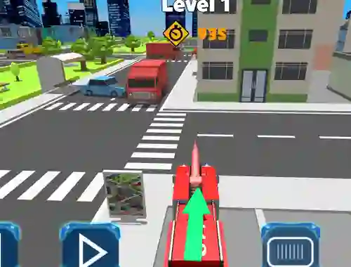 لعبة Fire Truck Rescue Driving على الانترنت
