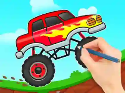 لعبة Coloring Book: Monster Truck على الانترنت