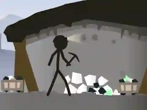 لعبة Stickman Mining Simulator على الانترنت