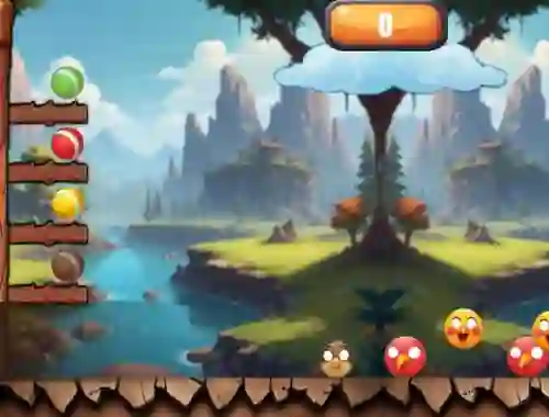 لعبة Color Ball Shoot Bird على الانترنت