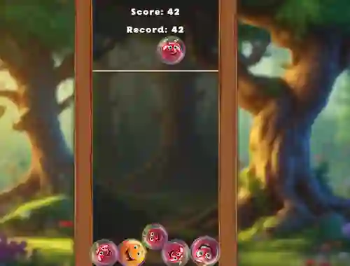 لعبة Match Fruits In Bubbles! على الانترنت