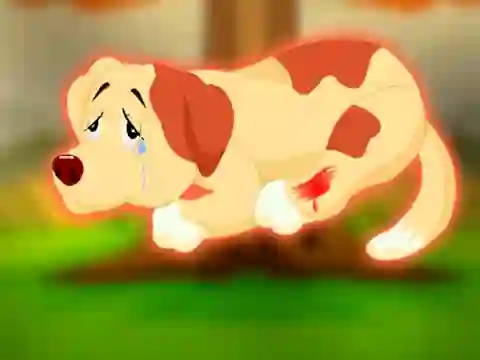 لعبة Help to the Injured Pet Dog على الانترنت