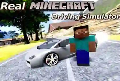 لعبة Real Minecraft Driving Simulator على الانترنت