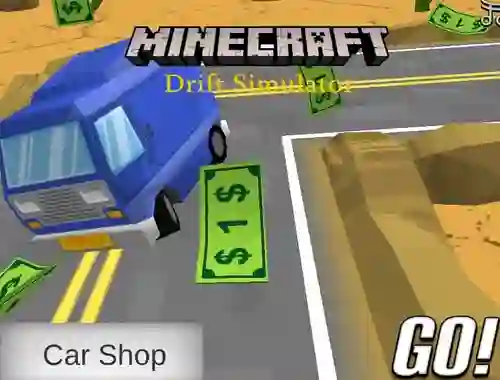 لعبة Minecraft Drift Simulator على الانترنت