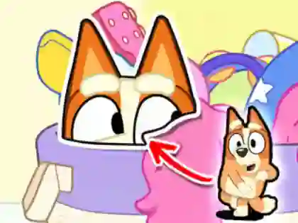 لعبة Jigsaw Puzzle: Bluey Hide & Seek على الانترنت
