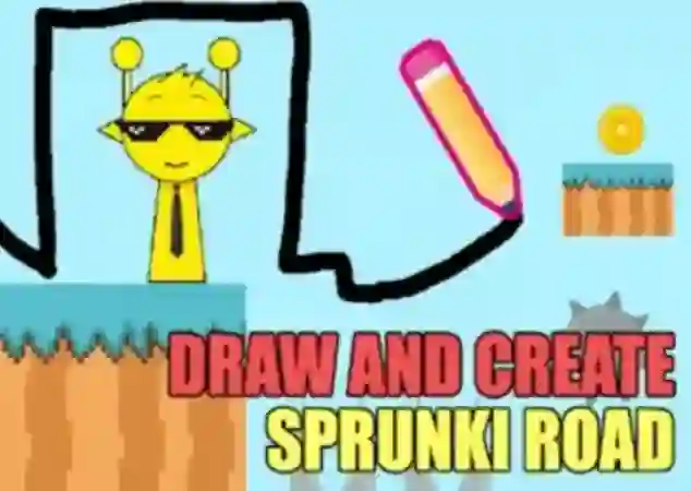 لعبة Draw And Create Sprunki Road على الانترنت