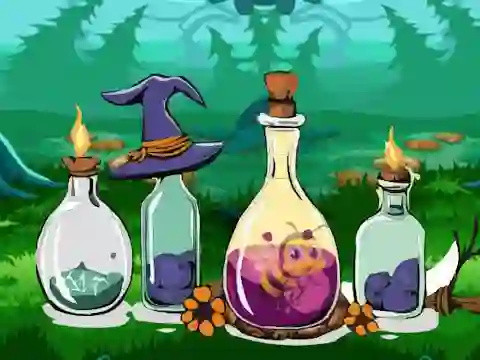 لعبة Bottle Stuck Honeybee Escape على الانترنت