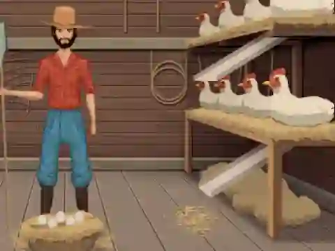 لعبة Egg catcher على الانترنت
