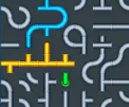 لعبة Connect The Pipes Water Puzzle على الانترنت