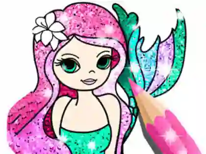 لعبة Coloring Book: Little Mermaid على الانترنت