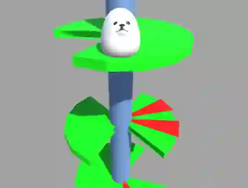 لعبة Eggdog Helix Jumper على الانترنت