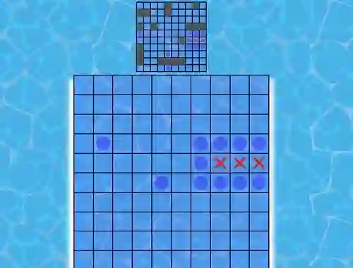 لعبة Battleship On Cells على الانترنت