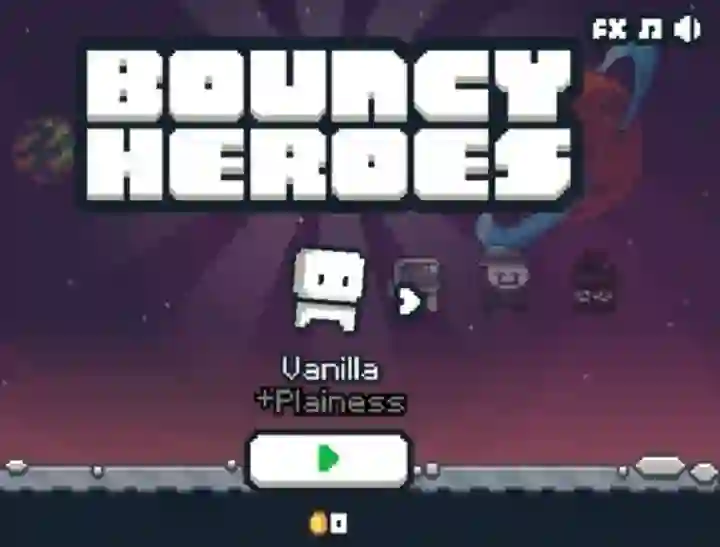 لعبة Bouncy Heroes على الانترنت
