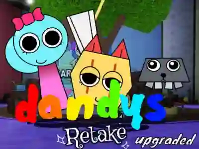 لعبة Sprunki Retake as Dandy’s World على الانترنت