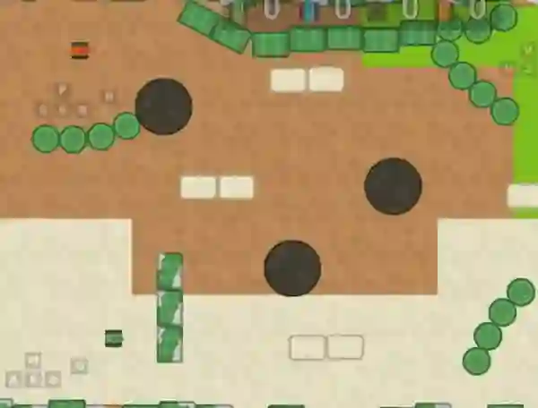 لعبة 1 2 3 4 Player Tank Game 2D على الانترنت