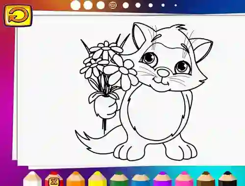 لعبة Fun Coloring Adventure For Kids على الانترنت