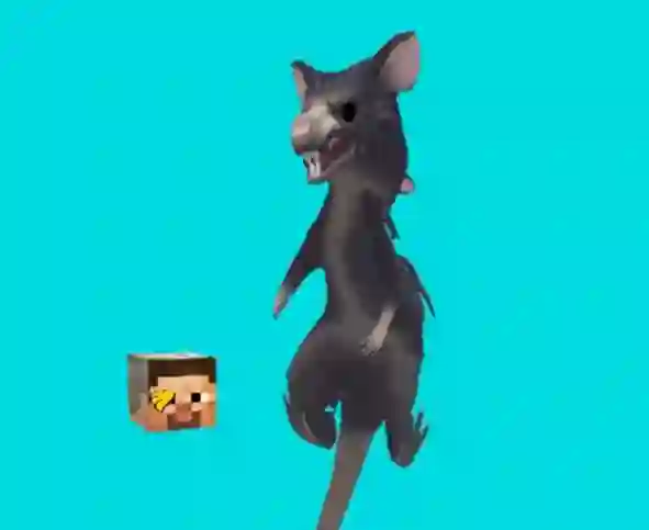 لعبة Ratomilton Spinning Flappy Minecraf على الانترنت