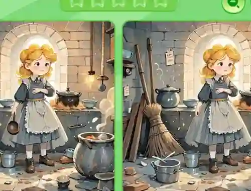 لعبة Find The Differences: Cinderella على الانترنت