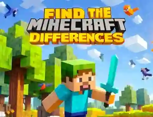 لعبة Find The Differences: Minecraft على الانترنت