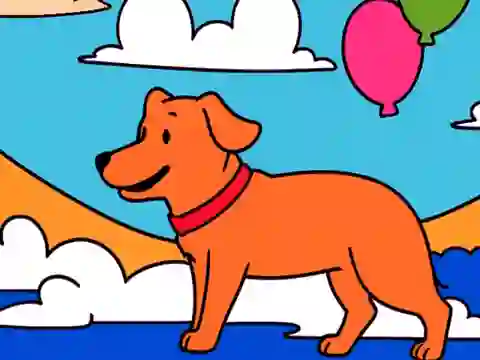 لعبة Color By Code: Yellow Dog على الانترنت