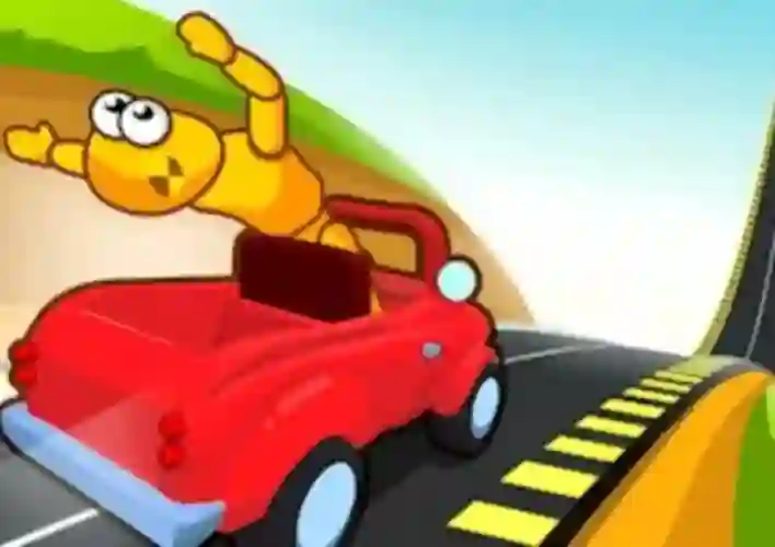 لعبة Downhill Car Ride Crash Test على الانترنت