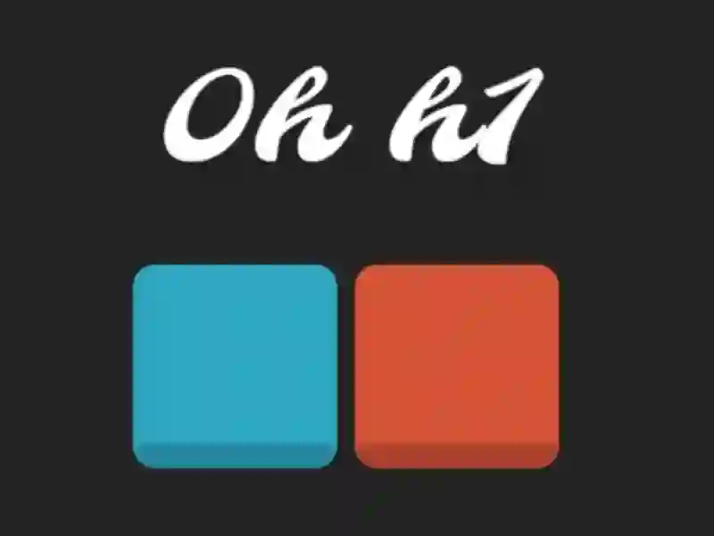 لعبة 0h H1 على الانترنت