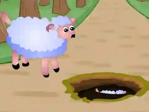 لعبة Help Fallen Down Sheep Baby على الانترنت