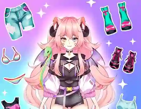 لعبة Anime Dress Up Moe على الانترنت