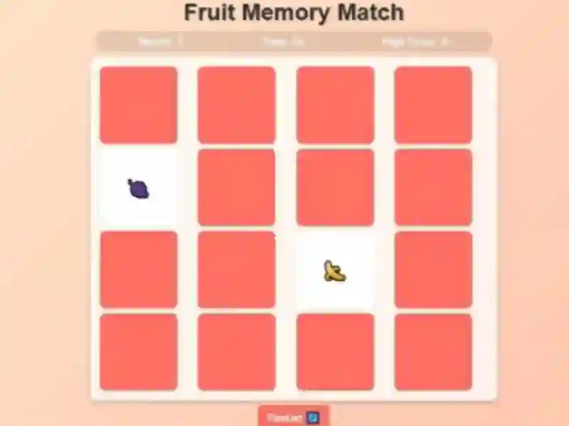 لعبة Fruit Memory Match على الانترنت