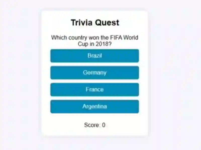 لعبة Trivia Quest على الانترنت