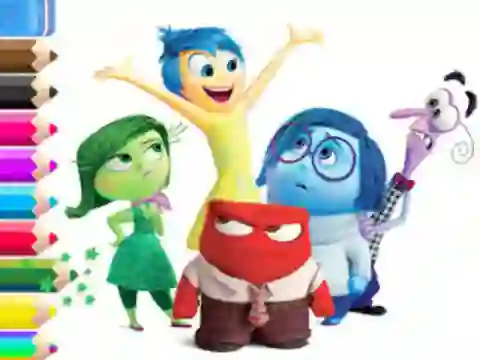 لعبة Coloring Book: Inside Out على الانترنت