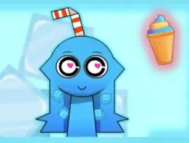لعبة Sprunki Ice Mod  Aqua على الانترنت
