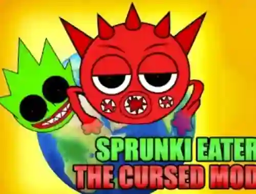 لعبة Sprunki Eater The Cursed Mod على الانترنت