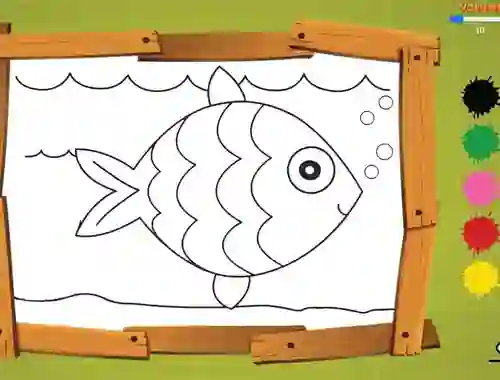 لعبة Kids Colour Game على الانترنت