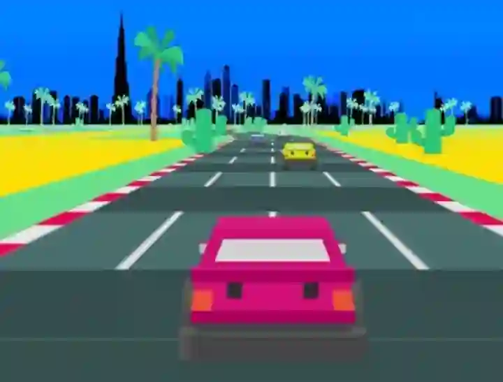 لعبة Dubai Race على الانترنت