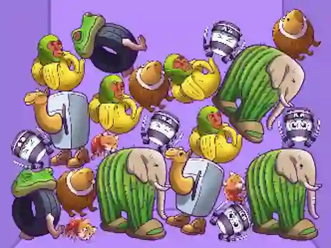 لعبة Merge Brainrot على الانترنت
