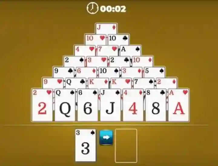 لعبة Pyramid Solitaire على الانترنت