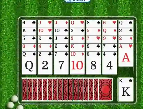 لعبة Golf Solitaire على الانترنت