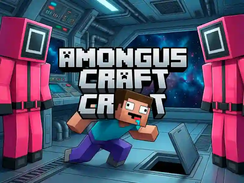 لعبة AmongusCraft على الانترنت