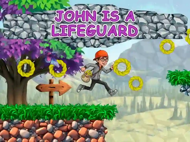 لعبة John is a lifeguard على الانترنت