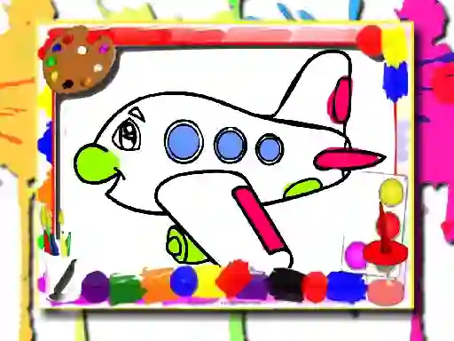 لعبة Airplane Coloring Book على الانترنت