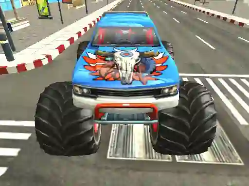 لعبة Monster Truck City Parking على الانترنت