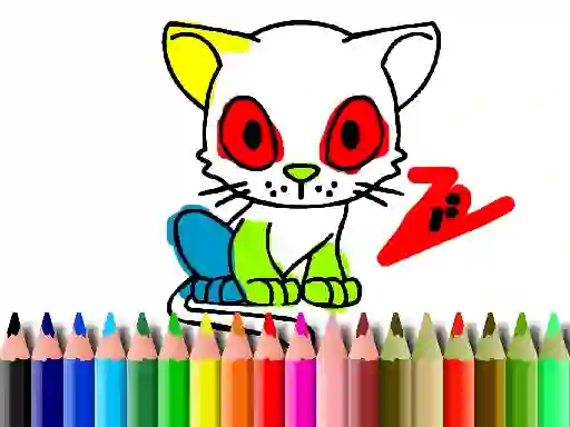 لعبة Back To School: Cat Coloring على الانترنت